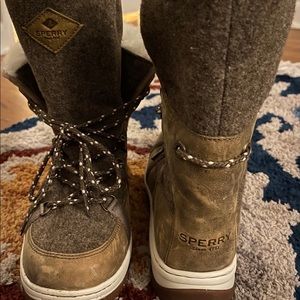 Faux Fur Sperry Snow Boots
